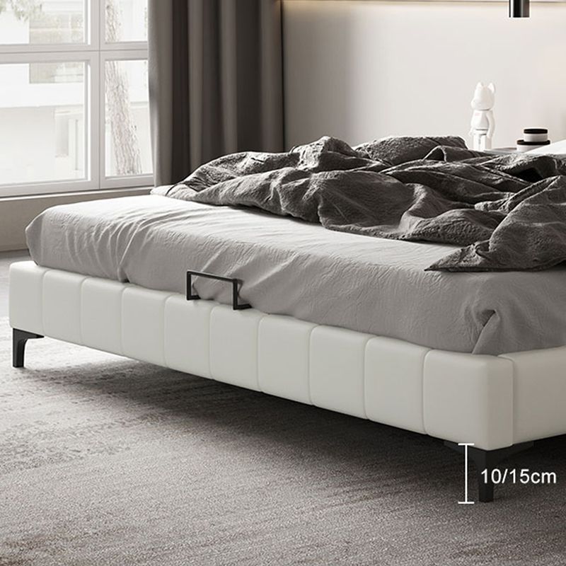 Modern White Platform Bed Frame Mattress Included Platform Bed