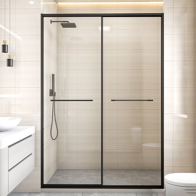 Bypass Shower Bath Door Full Frame Tempered Glass Shower Door