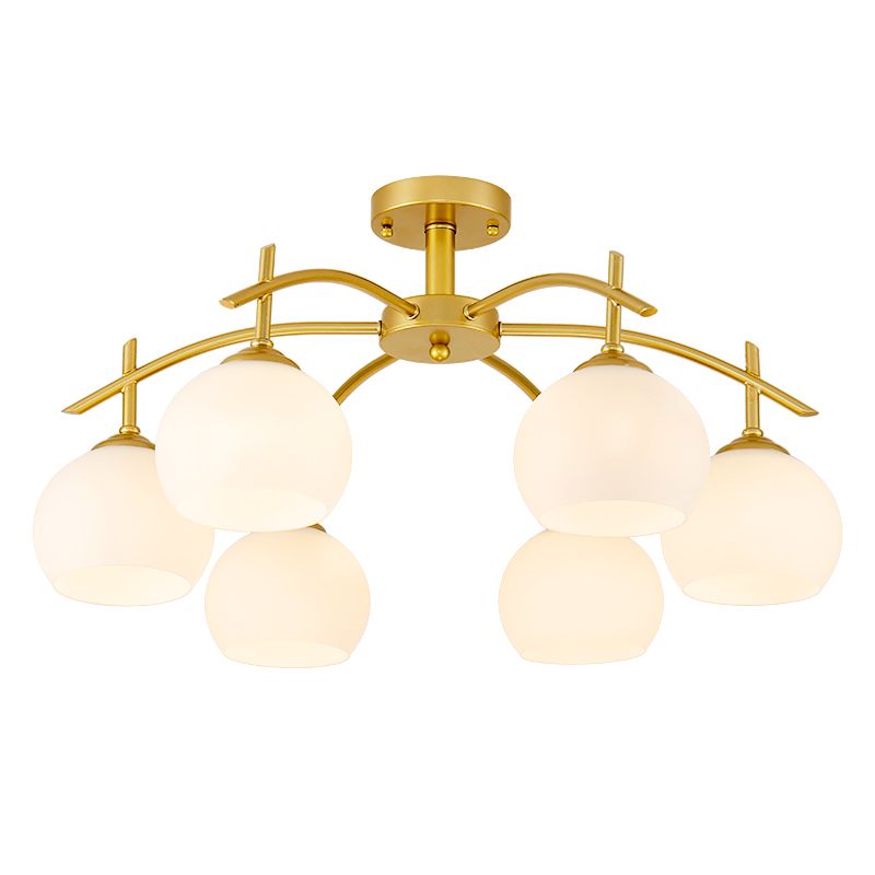 Modern Flush Mount Ceiling Light Metal Flush Lighting for Living Room Dinning Room