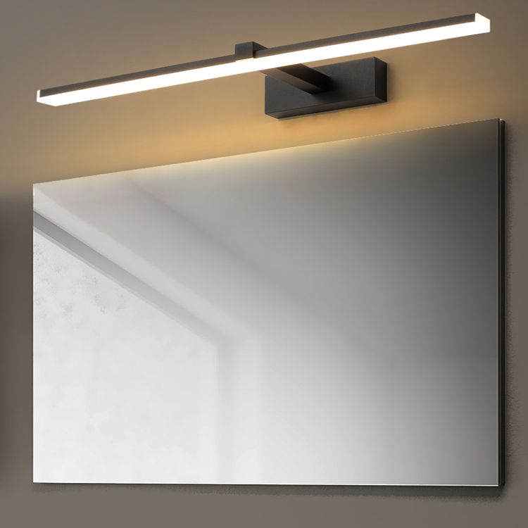 Lámpara de pared LED lineal de aluminio en simplicidad moderna Luz de pared acrílica para espacios interiores