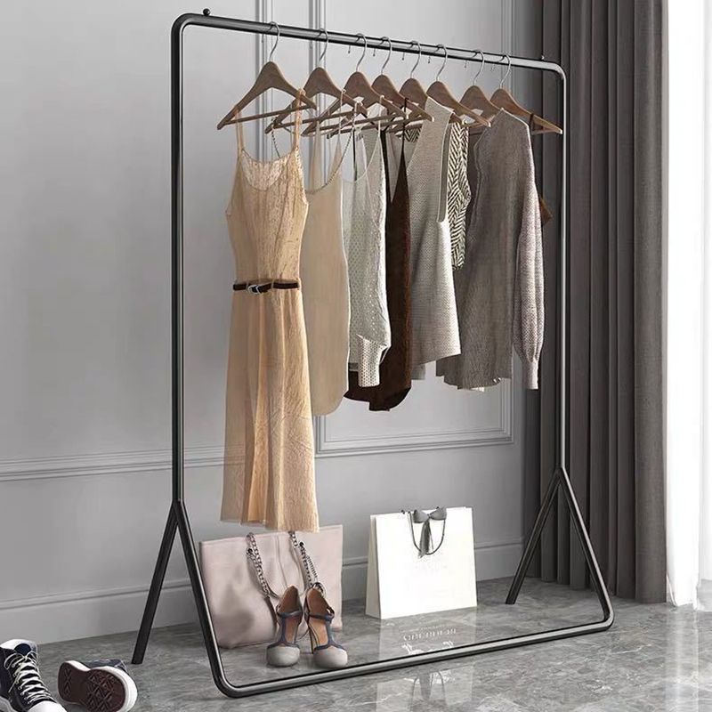 Contemporary Stand Coat Rack Entryway Living Room Coat Rack in Metal