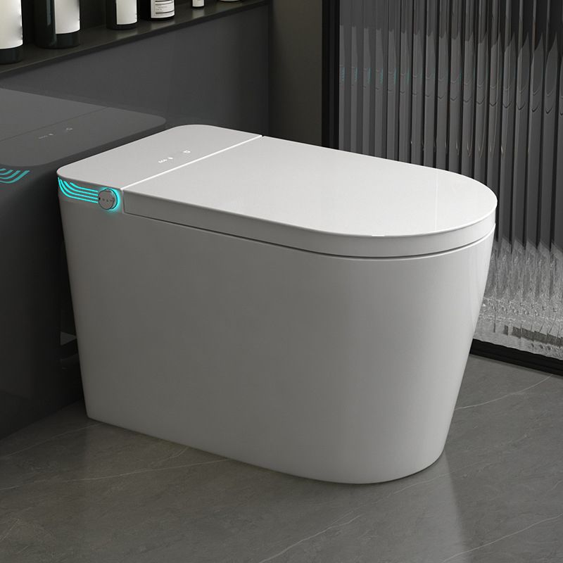 Heated Seat Modern Toilet Concealed Tank One-Piece Flush Toilet with Slow Close Seat