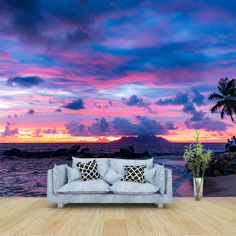 Tropical Beach Shore Vacation Moisture-Resistant  Murals, Personalized Size Available