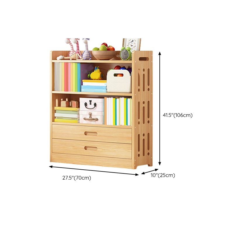 Nordic Style Standard Kids Bookcase Home Freestanding Rectangle Standard Bookcase