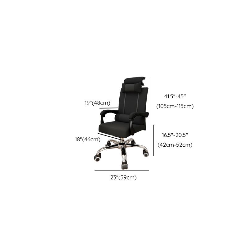 Contemporary Padded Arms Managers Chair Black Executive Chair for Office