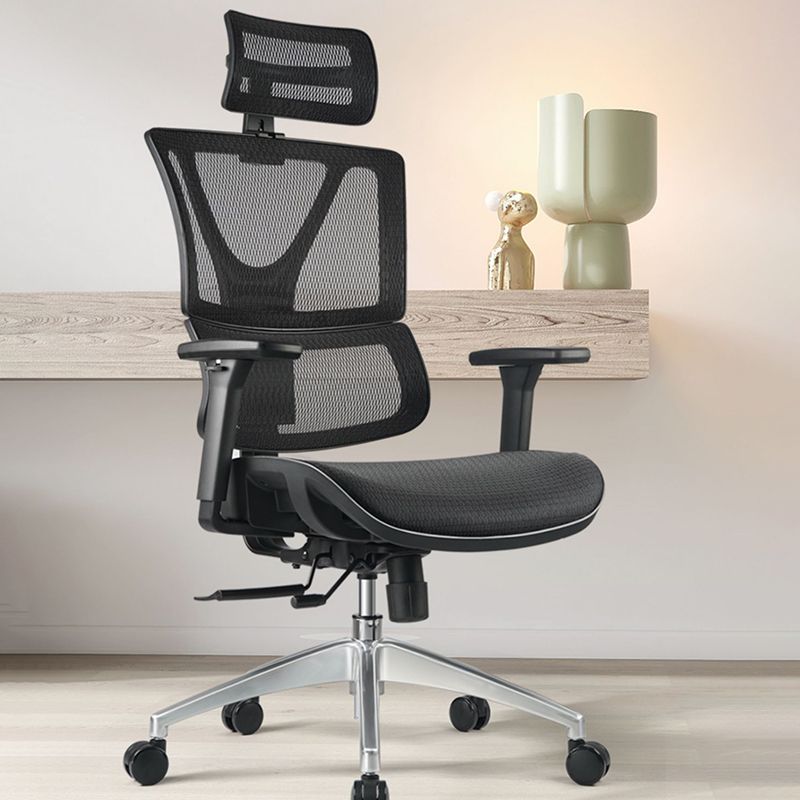 Removable Arms Office Chair Modern Adjustable Seat Height Desk Chair with Wheels