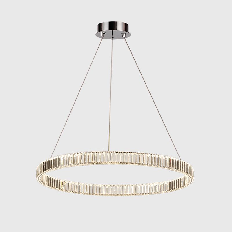 Lumière moderne de luxe de luxe en cristal LED PENDANT LEU