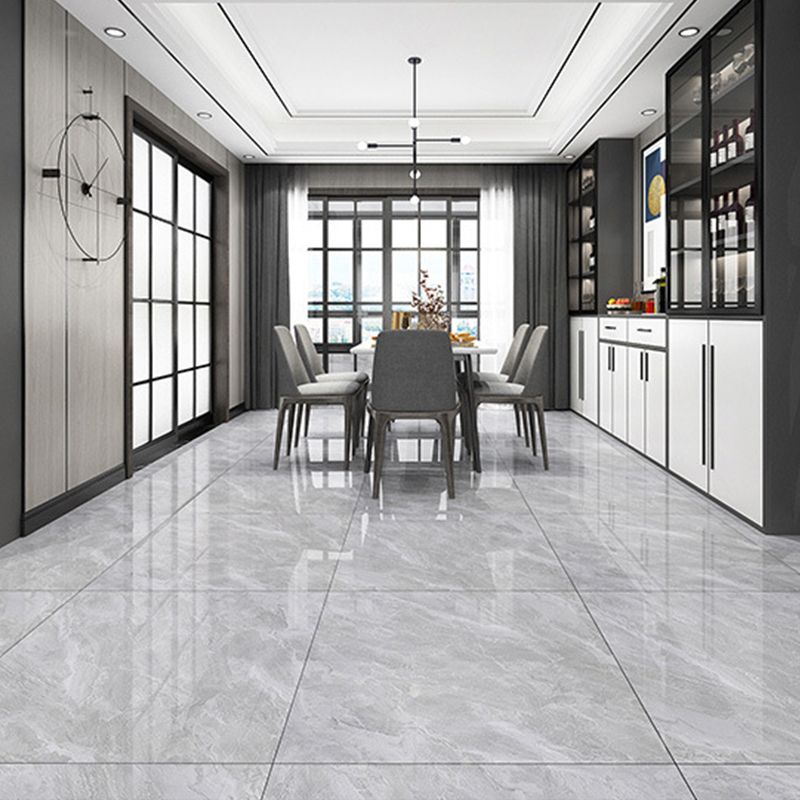 Modern Style Square Floor Tile Waterproof Straight Edge Polished Floor Tile