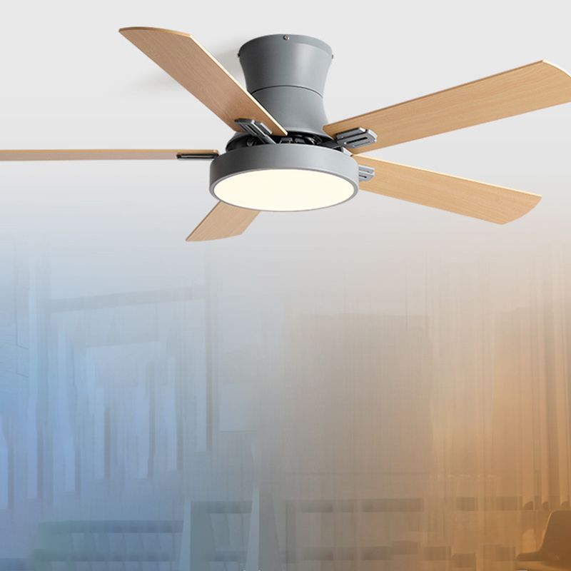 Minimalist Ceiling Fan Light Fixture Modern LED Ceiling Lamp for Bedroom