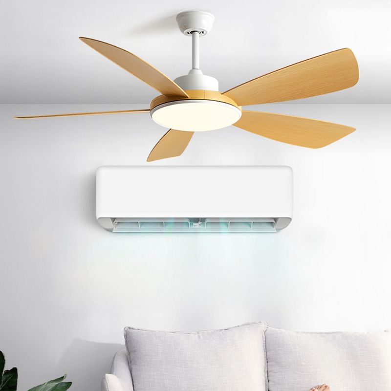 Simple Ceiling Fan Light Fixture Modern LED Ceiling Lamp for Bedroom