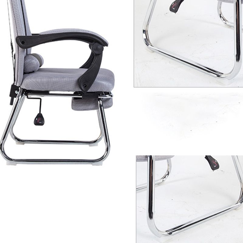 Modern Computer Chair Fixed Arms Chair Ergonomic Mesh Task Chair