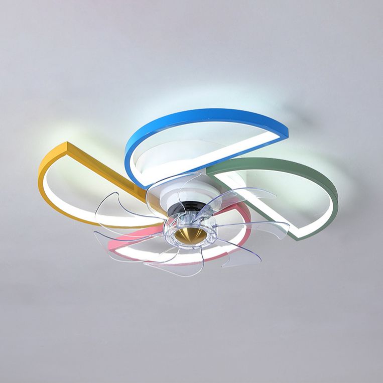 Kids Artistic LED Plafond ventilateur