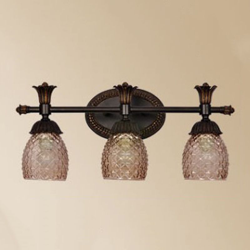 American Style Iron Vanity Light Bell Shape Vanity Lamp for Shower Room