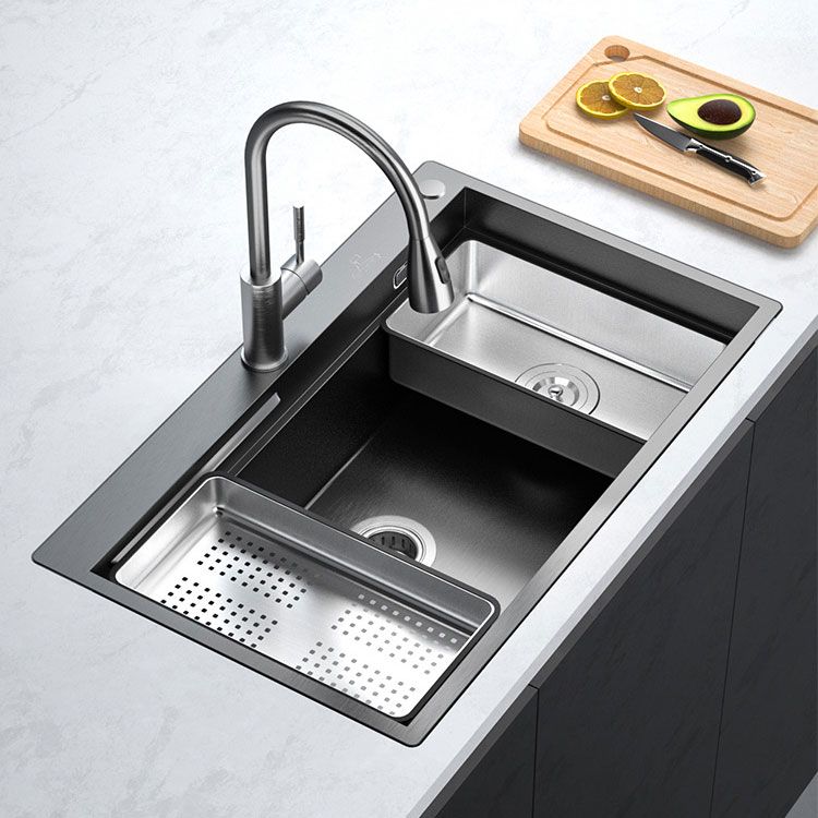 Modern Style Sink Stainless Steel Noise-cancelling Design Sink for Kitchen