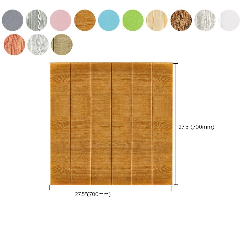 Contemporary Wall Panel Peel and Stick Waterproof Wall Paneling