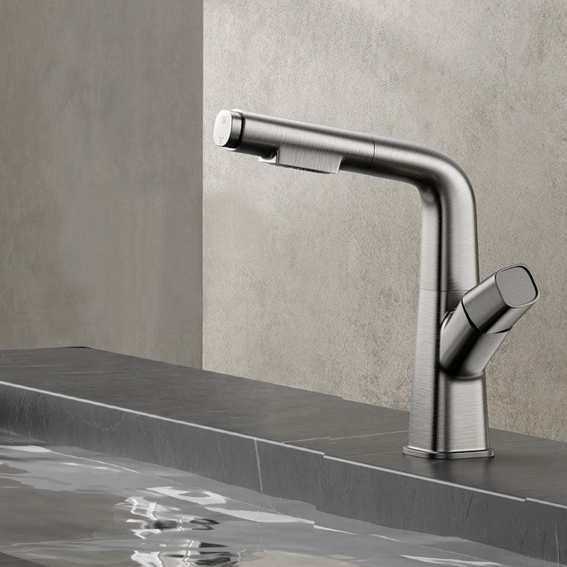 Contemporary Style Faucets Widespread Knob Handles Faucets for Bathroom