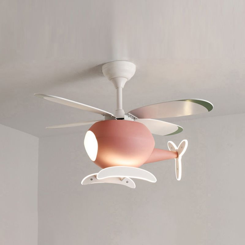 Multi Lights Geometric Ceiling Pendant Modern Style Metal LED Ceiling Fans