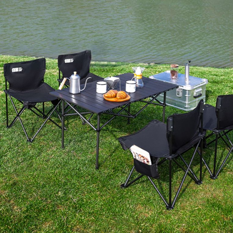 Industrial Patio Table Aluminum Foldable Camping Table for Outdoor