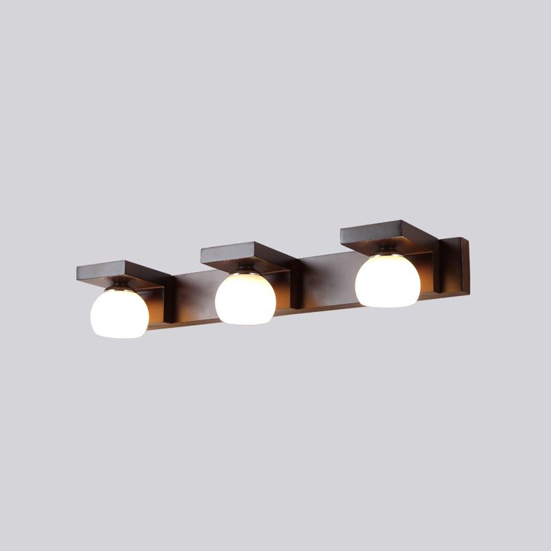 Postmodern Vanity Light Glass Shade Wall Vanity Lighting Fixture for Bathroom