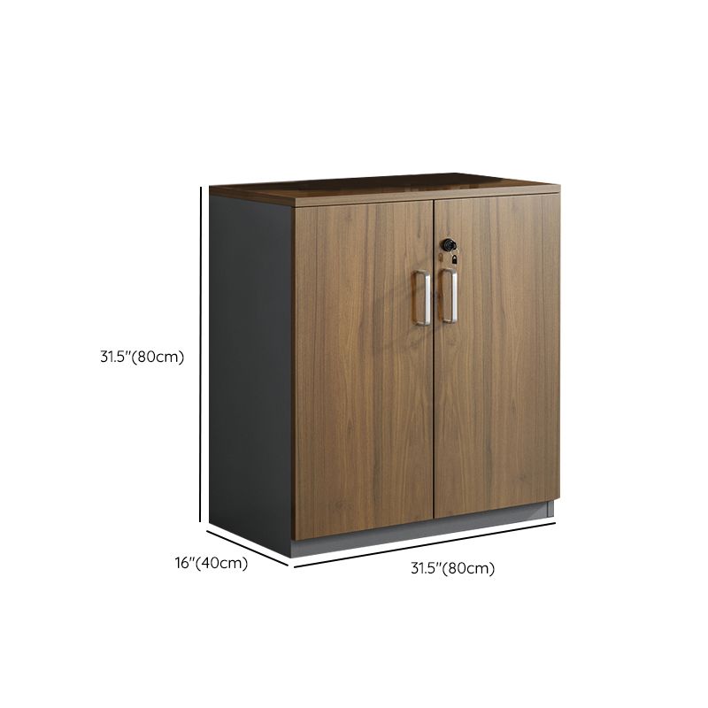 Modern Engineered Wood Filing Cabinet Lateral File Cabinet with Lock and Storage