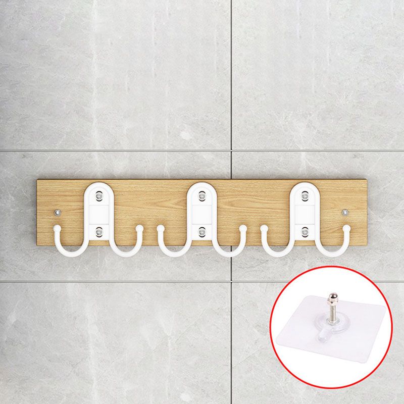 Modern Wooden Coat Rack Wall Mounted Coat Rack with Coat Hooks