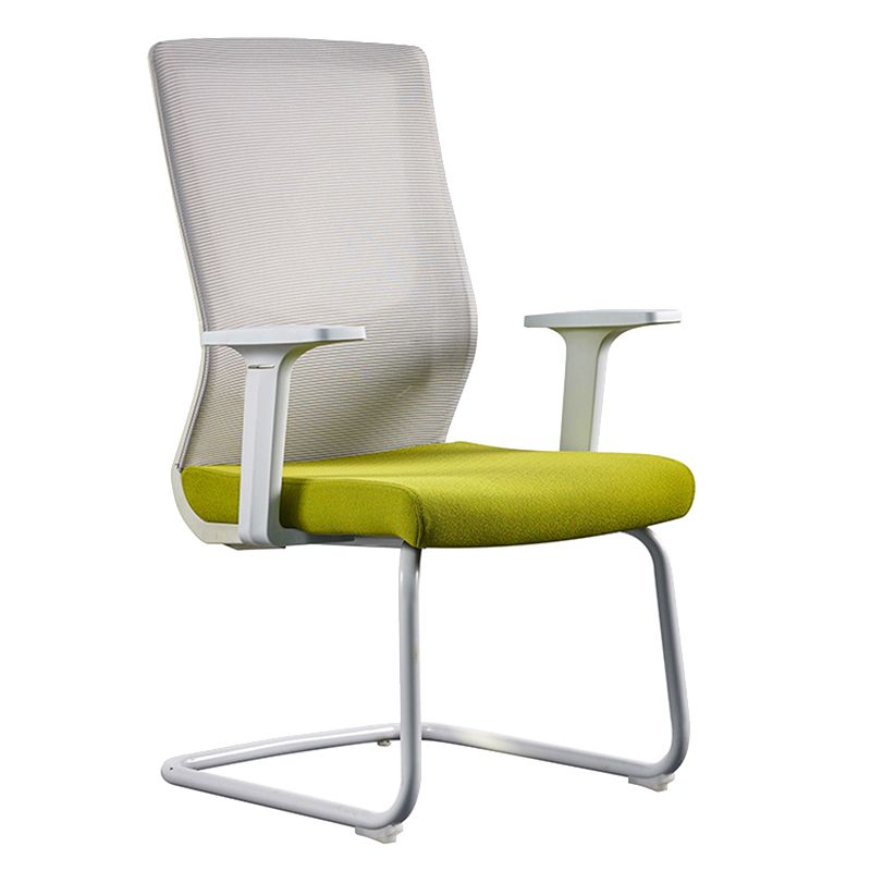 Contemporary Arm Chair No Wheels with Breathable AirGrid Seat and Back Desk Chair