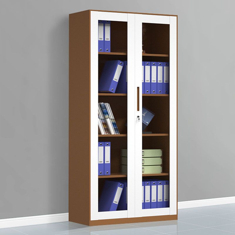 Contemporary File Cabinets Steel Frame Fireproof Vertical File Cabinets with Lock