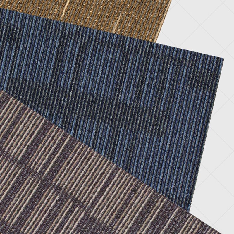 Gray Tone Level Loop Carpet Tile Geometric Self Adhesive Indoor Office Carpet Tiles