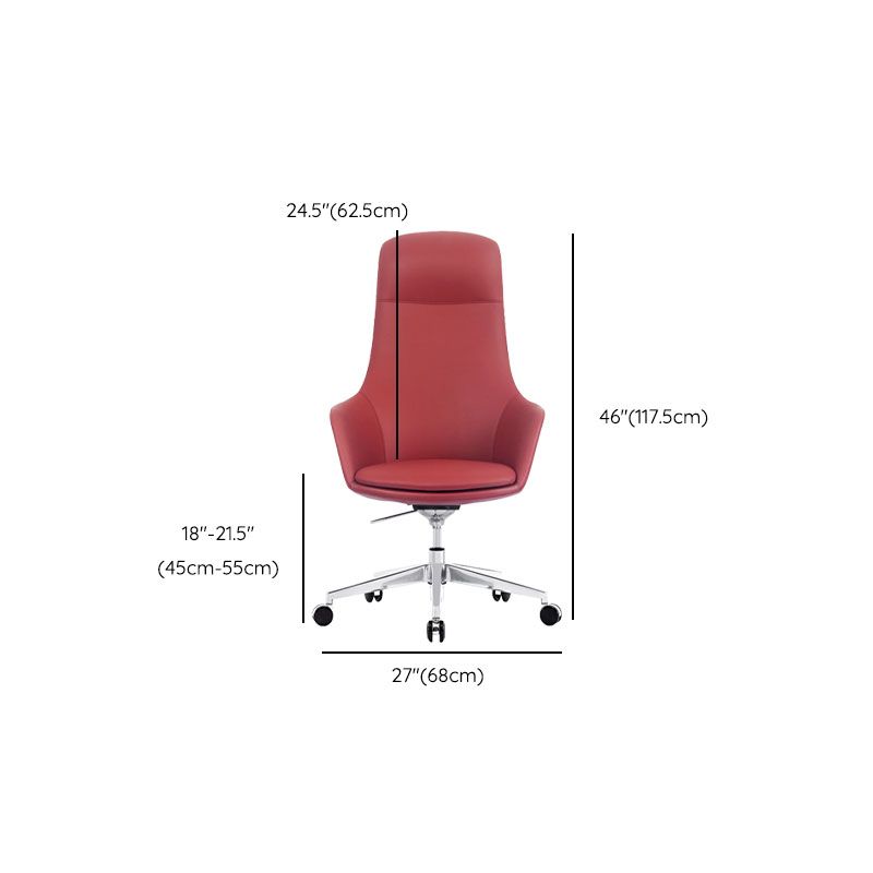 Modern Swivel Chair Desk Chair Faux Leather Executive Managers Chair