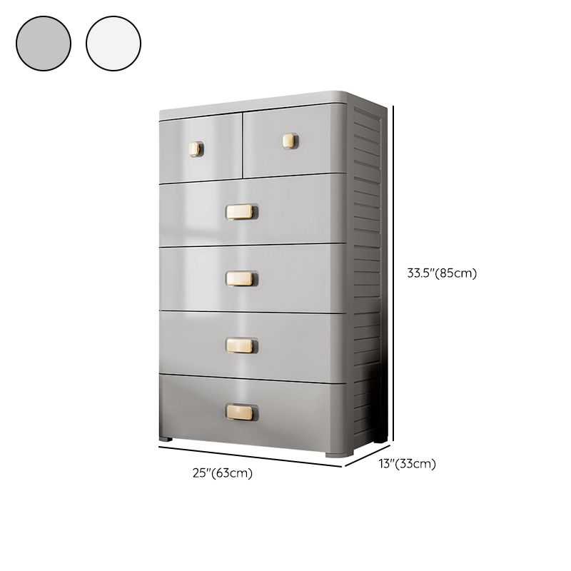 Plastic Wardrobe Armoire with Drawer Modern Youth Armoire for Home