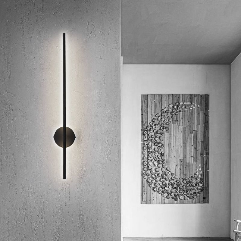 1-Light Linear Wall Light Sconces Modern Metal Sconce Light Fixtures