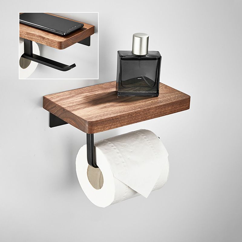 Walnut Bathroom Set Black Metal Bathroom Accessories Hardware Set