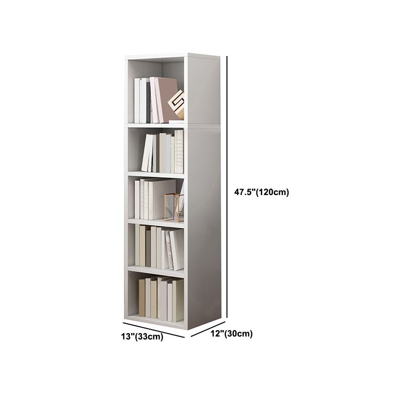 Closed Wooden Bookcase Modern Minimalist Home Corner Bookshelf