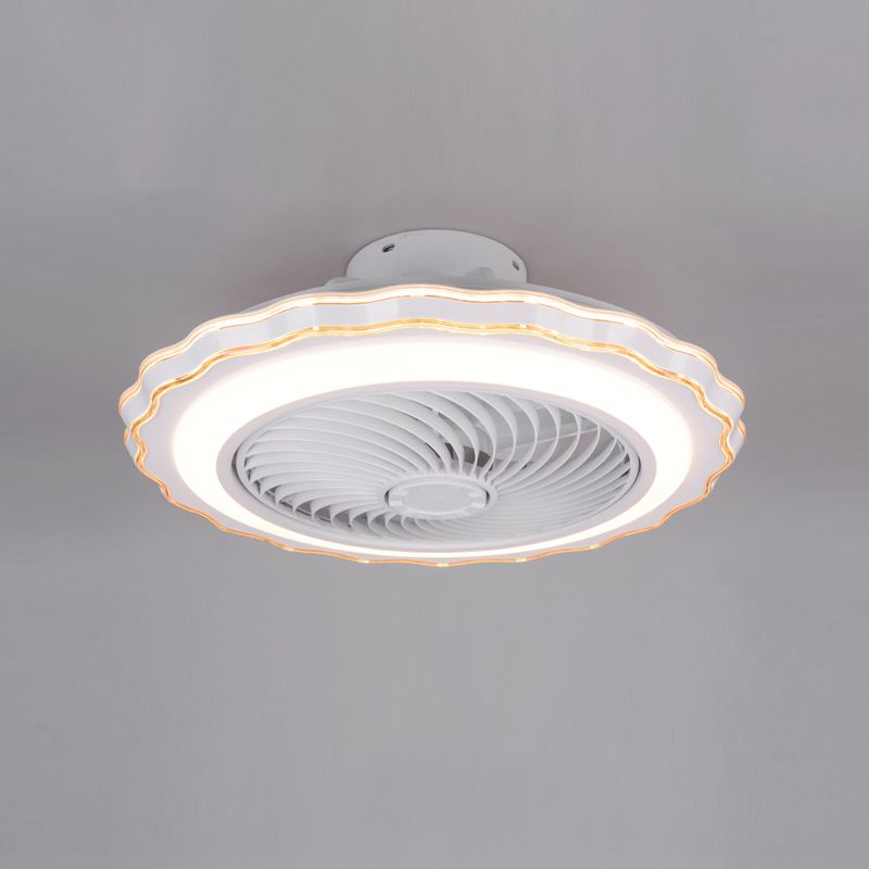 Lampe à la chambre à coucher pour enfants LED minimaliste semi-flustion Mont plafond plafond