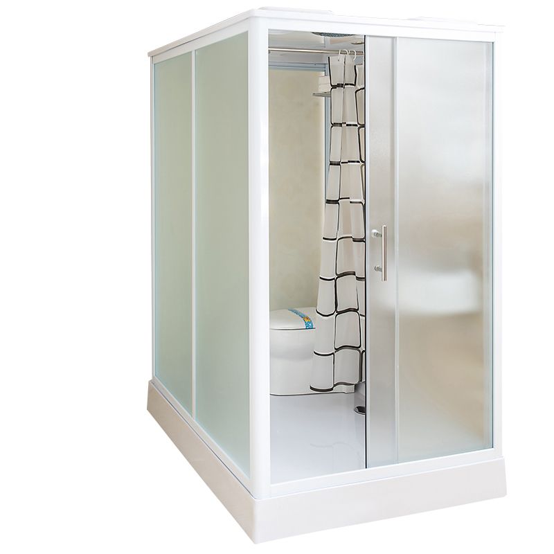 Framed Tempered Glass Shower Enclosure with Pedestal Full-Framed Shower Enclosure