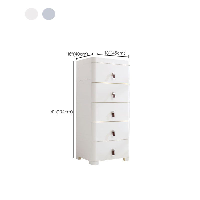 Contemporary Cabinet Plastic Drawers Filing Cabinet for Home and Office