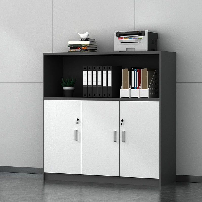 Engineered Wood Vertical Filing Cabinet Contemporary File Cabinet