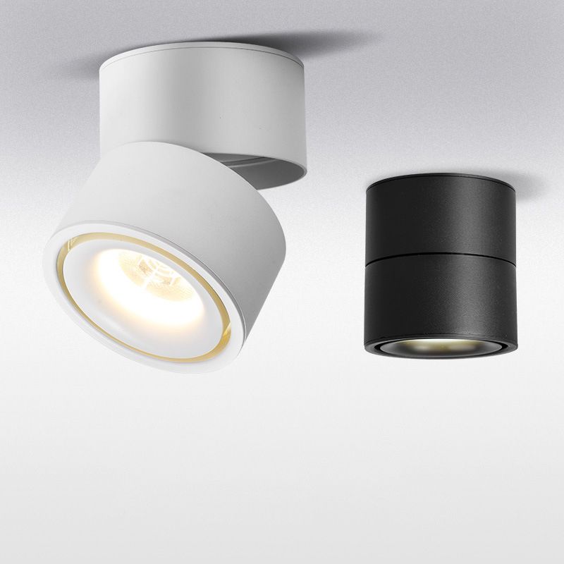 Mini lampada da soffitto a LED con montaggio su superficie Lampada da pannello spot per interni regolabile moderna nordica