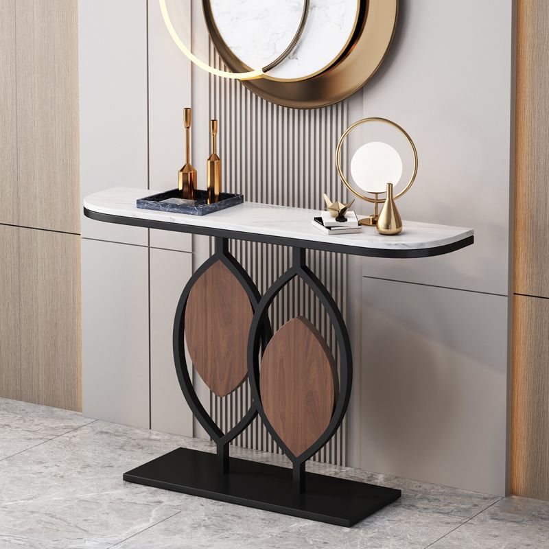 Glam Rectangle Scratch Resistant Stain Resistant Console Table