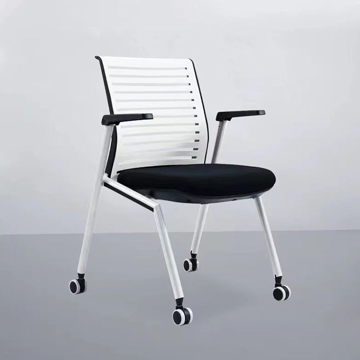 Mesh Mid-Back Desk Chair Swivel Conference Chair with Wheels