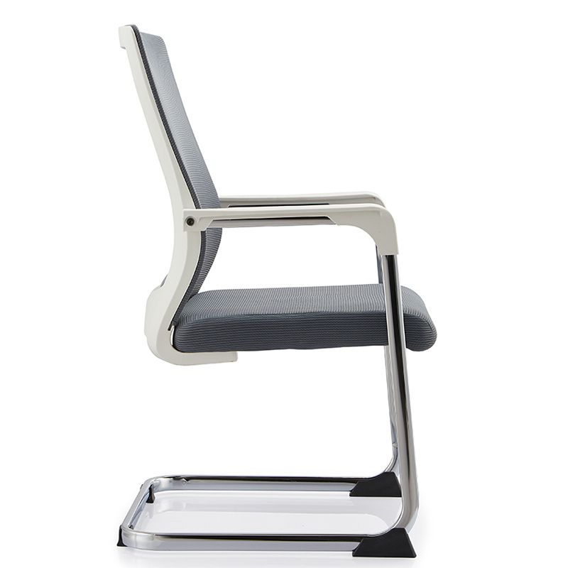 Modern Fixed Arms Office Chair No Distressing No Wheels Desk Chair