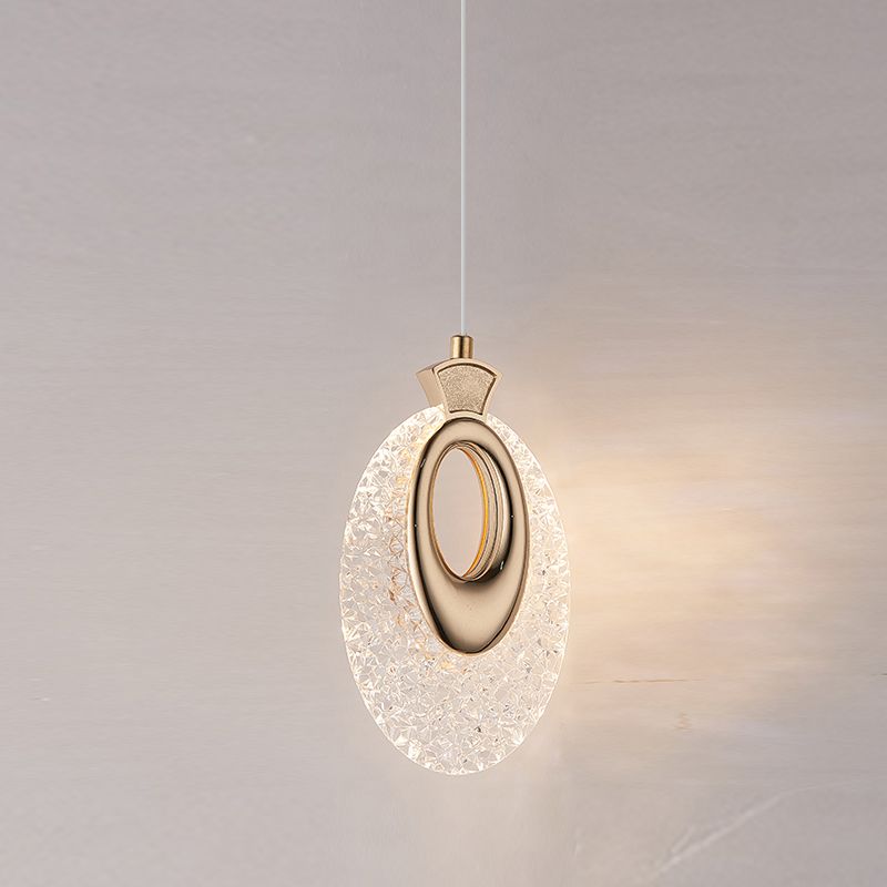 Modern Style Geometry Shape Pendant Lights Metal Hanging Lamps