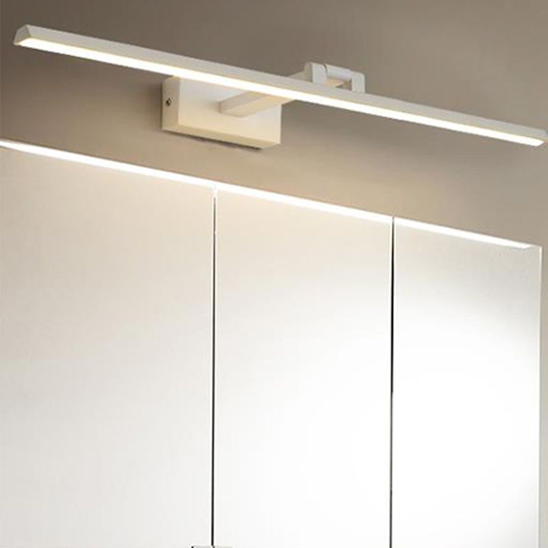 Modern Metal Vanity Light Strip Single Light Mirror Light for Bathroom