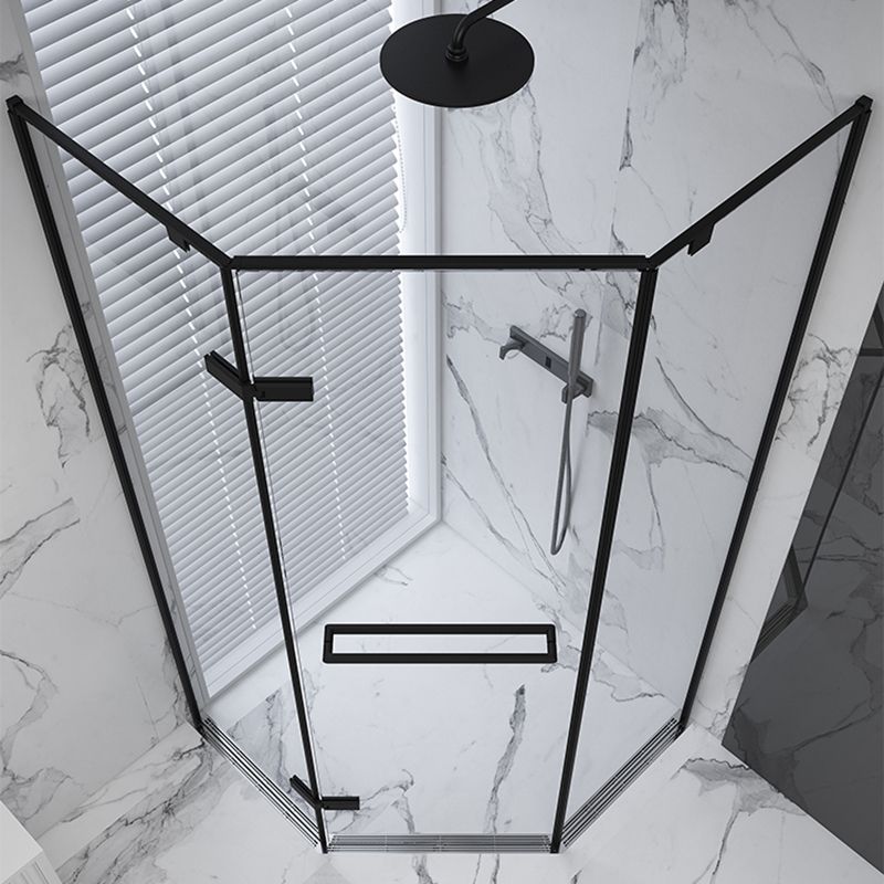 Neo-Angle Shower Enclosure Semi Frameless Door Hinged Shower Room