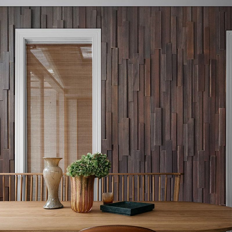 Wooden Wall Plate Modern Simple Home Living Room Wall Panel (1-Pack)