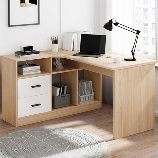 Contemporary Home Credenza Desk Rectangular Wooden Writing Desk