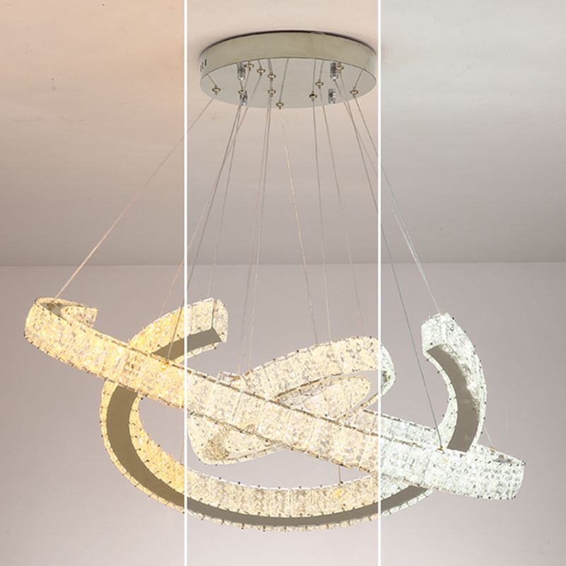 Ring Crystal Plafond Pendant