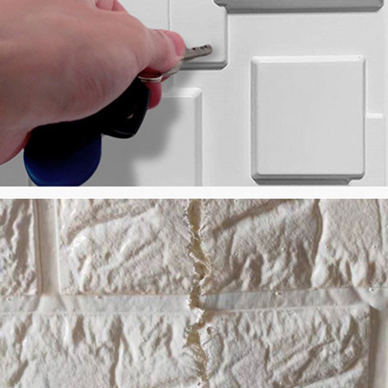 Mosaic Wall Panel Glue Down Waterproof PVC Indoor Wall Panel