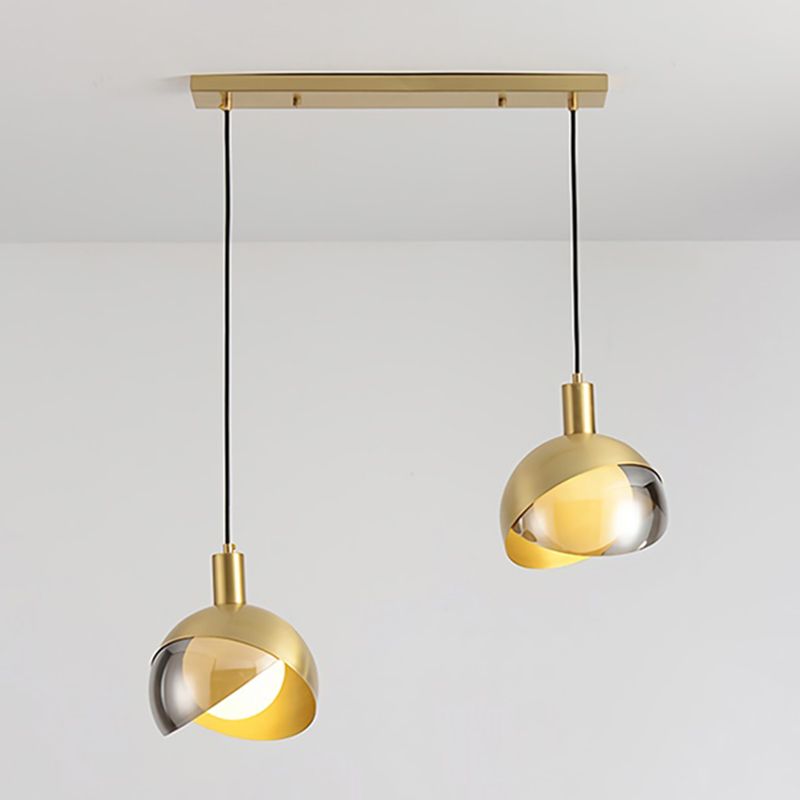 Metal Hanging Pendant Light Simple Style Suspension Pendant Light