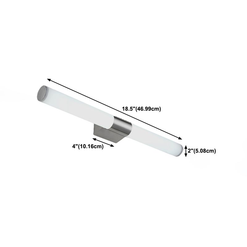 White Wall Vanity Light Creative Minimalist Vanity Strip Light for Bathroom